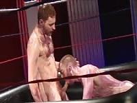 Gay wrestling, winner fucks loser