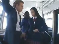 Prohibited sex with a schoolgirl in the bus