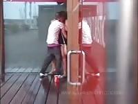 Amateur couples caught red-handed