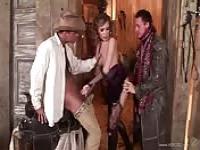 Table for three waitress