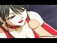 Dominatrix healing a big cock