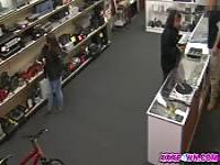 Two Thieving Hot Bitches At The Pawnshop