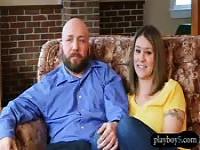 Swinger couple visit the swingers house