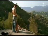 Retro-Promi im Freien