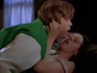 Gorgeous celebrity in sensual erotic movie scenes