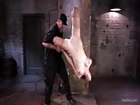 Suspended teasing bondage